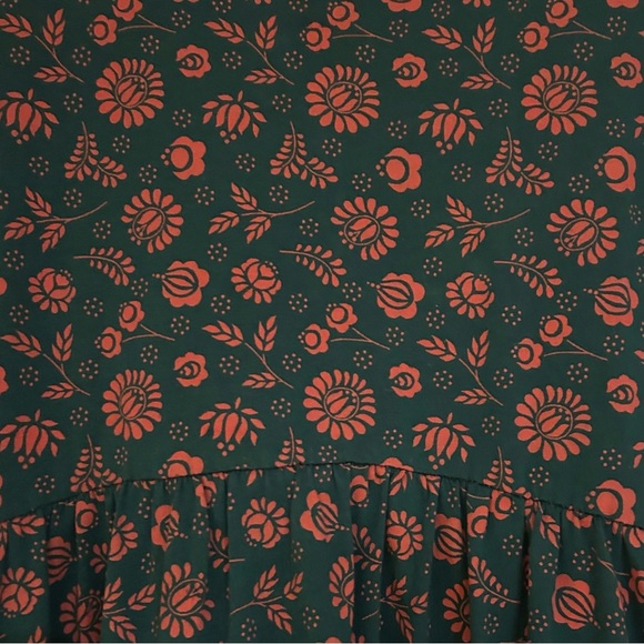 MATA TRADERS Floral Print Dress with 3/4 Length Sleeves - Picture 4 of 9